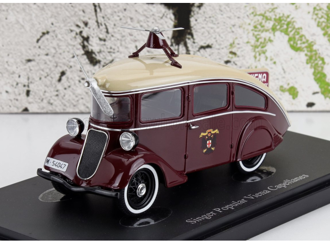 SINGER Popular Viena Capellanes Great Britain - Spain (1935), Red Ivory