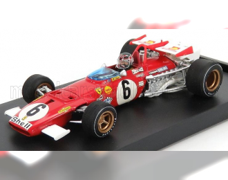 FERRARI F1 312b N 6 Italy Gp 1970 I.giunti - With Driver Figure, Red White