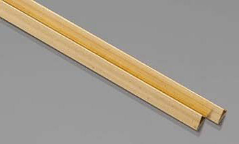 Треугольная латунная трубка 5 мм, 2 шт