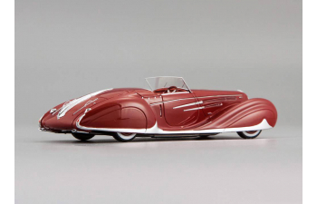 DELAHAYE Type 165 Cabriolet (1939), red