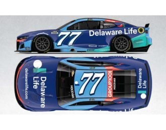 Chevrolet #77 Carson Hocevar *Delaware Life*, blue/white 2025