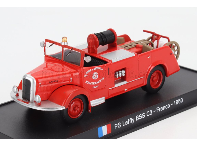 PS LAFFLY Bss C3 Fire Engine France (1950), Red