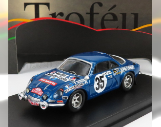 RENAULT Alpine A110 1600s (night Version) N35 Rally Montecarlo (1972) J.m.jacquemin - D.jacquemin-lebeau, Blue