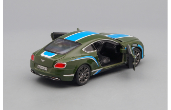 BENTLEY Continental GT Speed (2012), green / blue