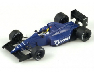 TYRRELL 018 4 Mexico GP 1989 Alboreto, blue