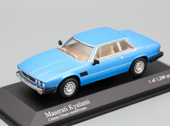 MASERATI Kyalami (1982), light blue metallic