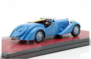 BUGATTI T57S Corsica Roadster Malcolm Campbell #57531 (2 вариант) 1937 Blue