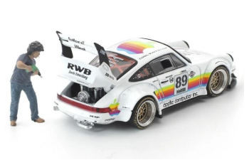 PORSCHE RWB 930 APPLE with Akira Nakai Figure, various