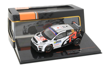 TOYOTA Yaris Gr Hybrid Rally2 Team Toyota Gazoo Racing Wrt Ng №30 Rally Montecarlo (2025) Yuki Yamamoto - James Fulton, White Black Red