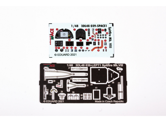 Декаль 3D Spifire Mk. VIII SPACE