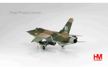 Republic F-105D Thunderchief Diecast Model USAF 355th TFW 357th TFS "Memphis Belle II" Buddy Jones Takhli RTAFB Thailand 1966