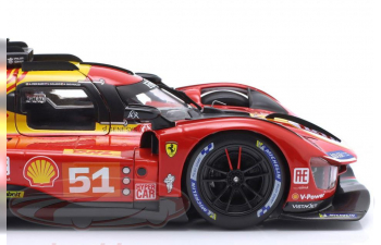 FERRARI 499P 12th 1812km Qatar WEC 2024 & 3rd 24h LeMans Alessandro Pier Guidi, James Calado, Antonio Giovinazzi (2024)