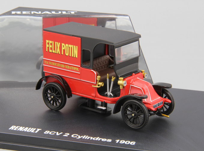 RENAULT 8CV 2 Cylindres 1906 Felix Potin, red