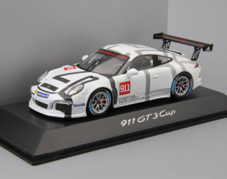 PORSCHE 911 GT3 Cup #911 (2015), white / multicolour / black