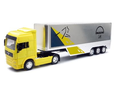 MAN TG 18.410A POT трейлер контейнер 1:32, желтый