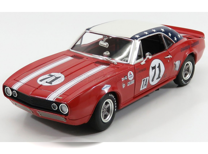 CHEVROLET CAMARO COUPE TEAM CHARGIN CHEROKEEN 71 (1967) J.CHITWOOD, RED/ WHITE