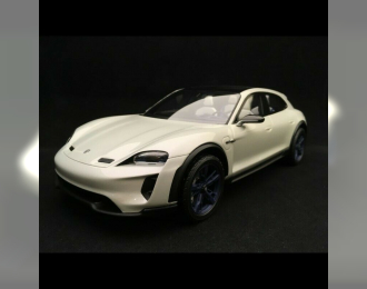 PORSCHE Mission E Cross Turismo 2018 gris blanc