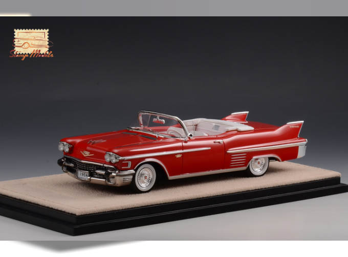 CADILLAC Series 62 Convertible (открытый) 1958 Red