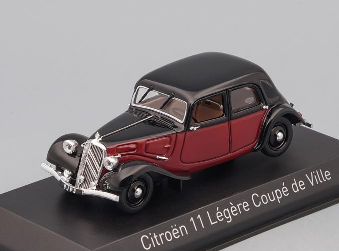 CITROËN 11 Legere Coupé de Ville 1935, dark red / black