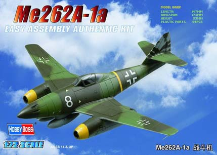 Сборная модель Самолет Me262A-1a