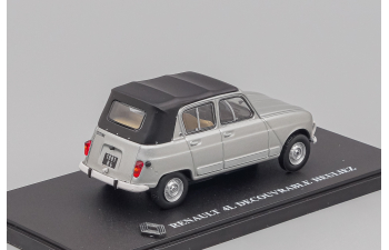 RENAULT 4l Decouvrable Heuliez (1981), silver / black