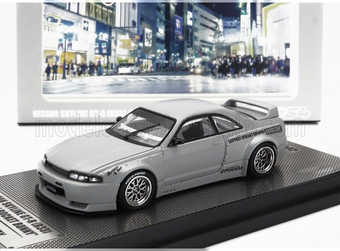 NISSAN Skyline Gt-r (r33) Pandem (1997), Matt Grey