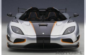 Koenigsegg Agera RS (silver / orange accents)