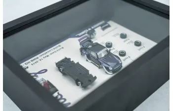 Сборная модель PORSCHE Quadro Panel Display 911 964 RWB RAUH Welt Army Girl Coupe (2015), purple