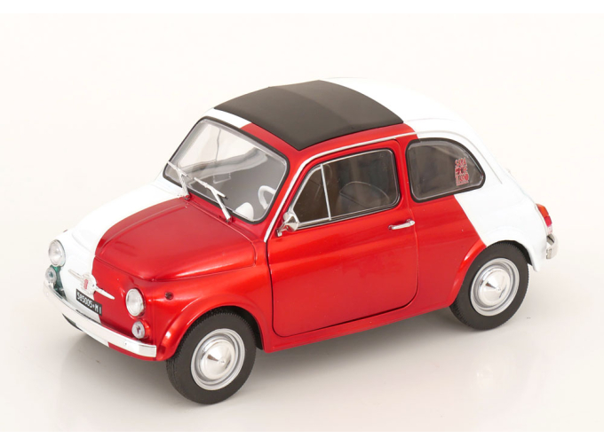 FIAT 500 Italian Livery Tribute (1965), red white green