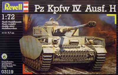 Сборная модель Немецкий танк PzKpfw. IV Ausf. H