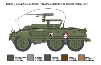 Сборная модель M8 Greyhound 1945 - M20 Armored Utility Car