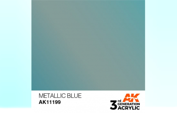 Краска акриловая 3rd Generation Metallic Blue 17ml