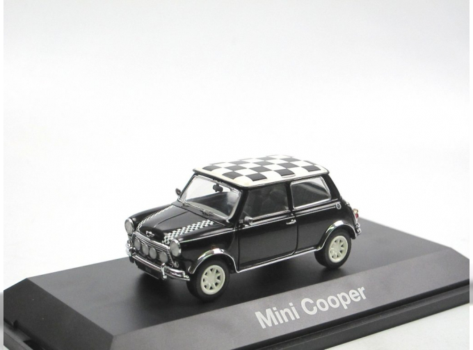 MINI Cooper Chequered Flag, black white