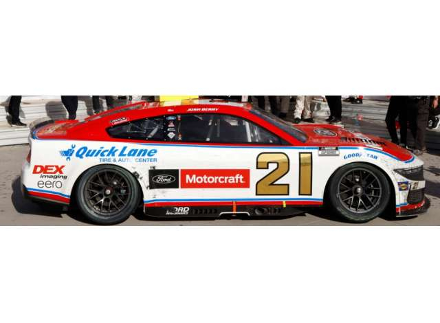Ford Mustang #21 Josh Berry *Motorcraft*, white/red/blue 2025
