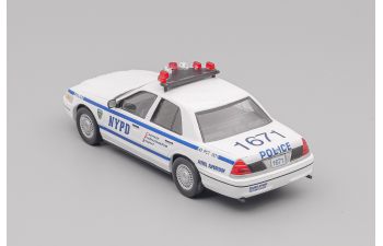 FORD Crown Victoria New York Police, Полицейские Машины Мира 7, белый