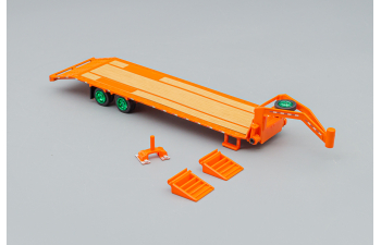 TRAILER Trailer Pianale For Truck - Rimorchio, Yellow (Greenlight!!!)