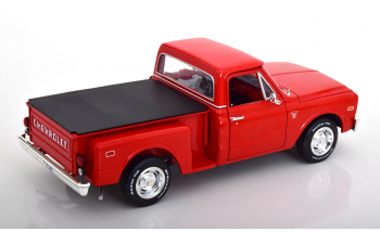 CHEVROLET C10 Stepside (1968), light red black