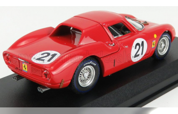 FERRARI 250lm 3.3l V12 Team N.a.r.t. North American Racing N 21 Winner 24h Le Mans 1965 M.gregory - J.rindt, Red