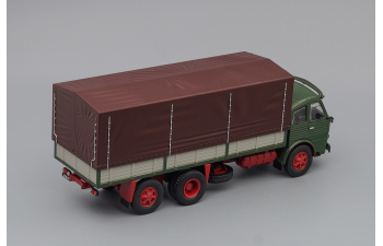 PEGASO 1064/A2, Kultowe Ciezarowki PRL-u 33, green / brown