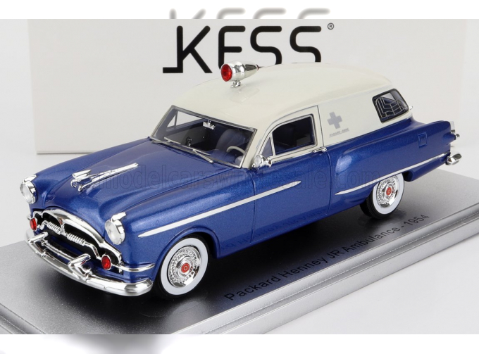 PACKARD Henney Jr Ambulance (1954), blue white