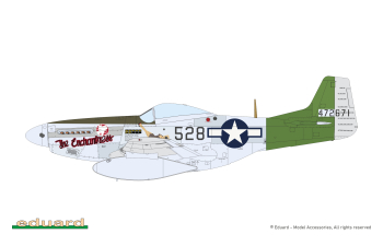 Сборная модель P-51D Mustang