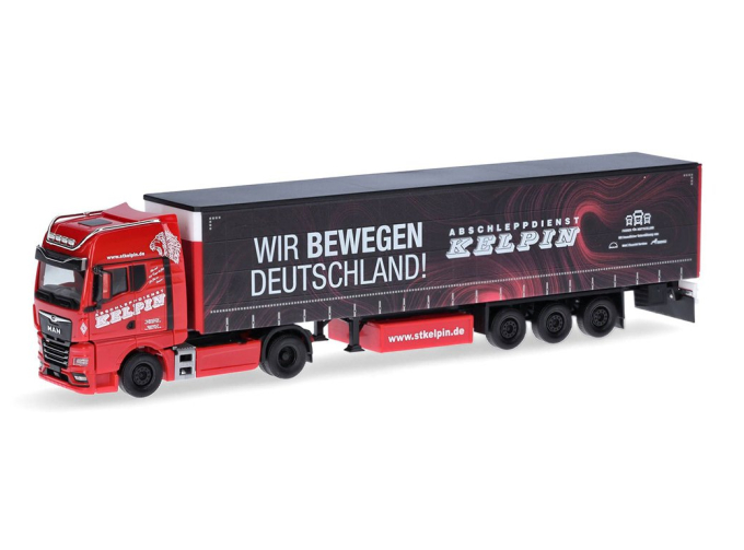 MAN TGX GX Kelpin, red / black