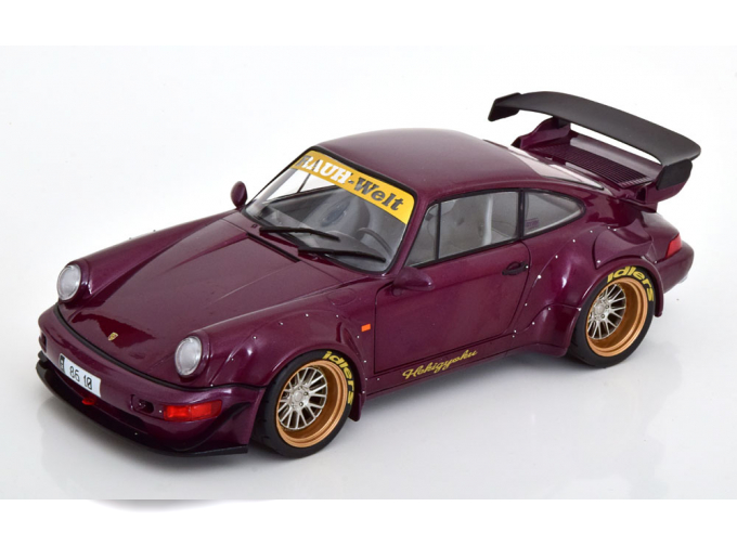 PORSCHE 911 (964) RWB Hekigyoku (2012), purple-metallic