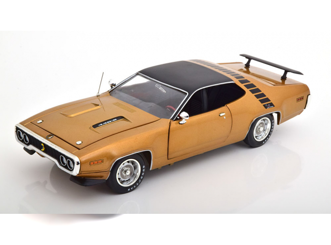 PLYMOUTH Road Runner (1971), gold/schwarz