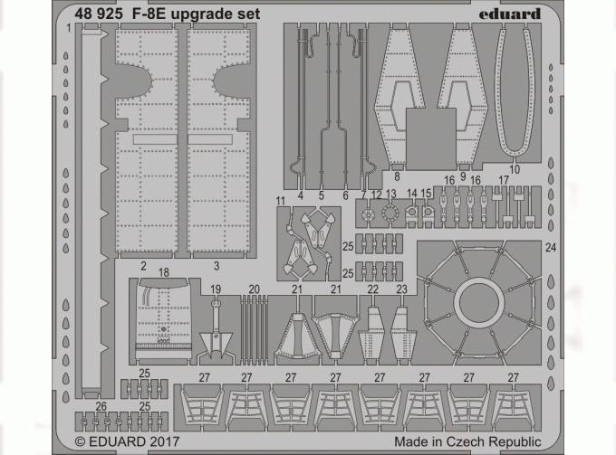 Фототравление F-8E набор дополнений