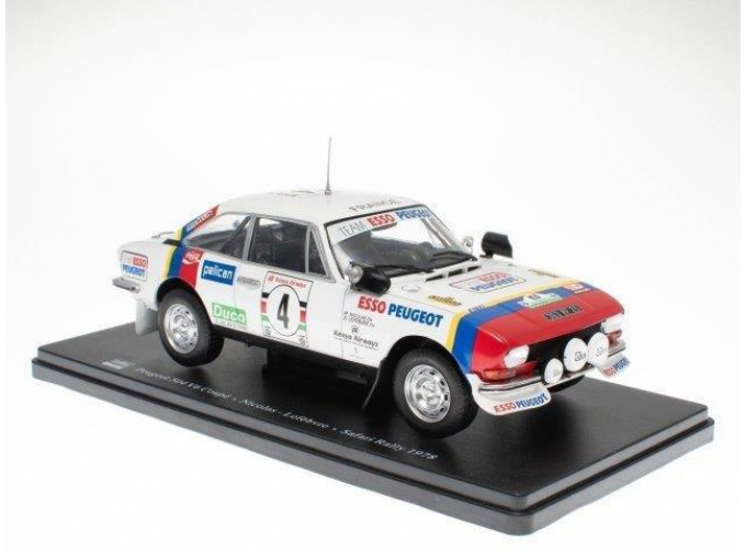 PEUGEOT 504 Coupe V6 #4 Nicolas/Lefebvre Winner Safari Rally (1978)