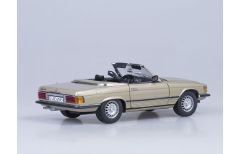 MERCEDES-BENZ 350 SL Open Convertible (1977), metallic gold