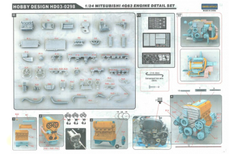 Набор для доработки Mitsubishi 4G63 Engine Detail Set