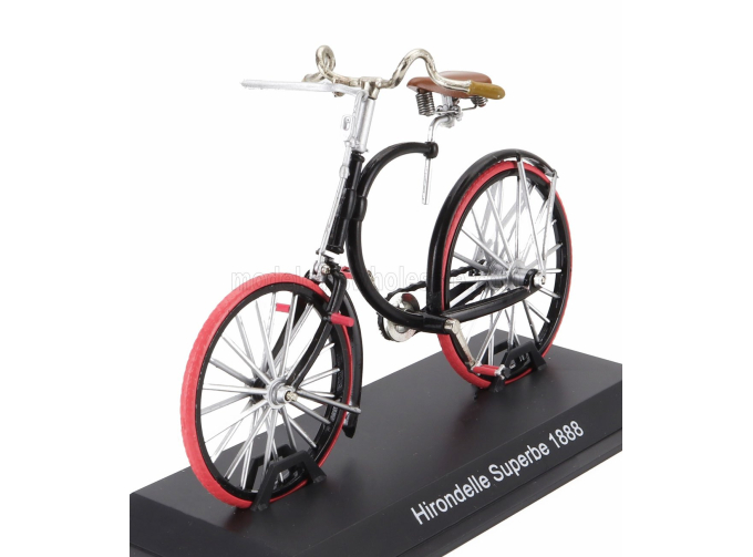Велосипед Hirondelle Superbe Bicycle (1888), черный / красный