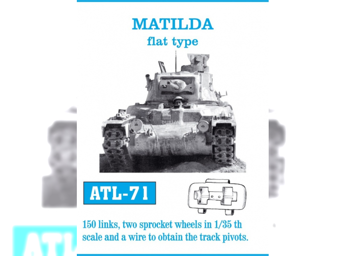 Atl-35-71 Matilda flat type